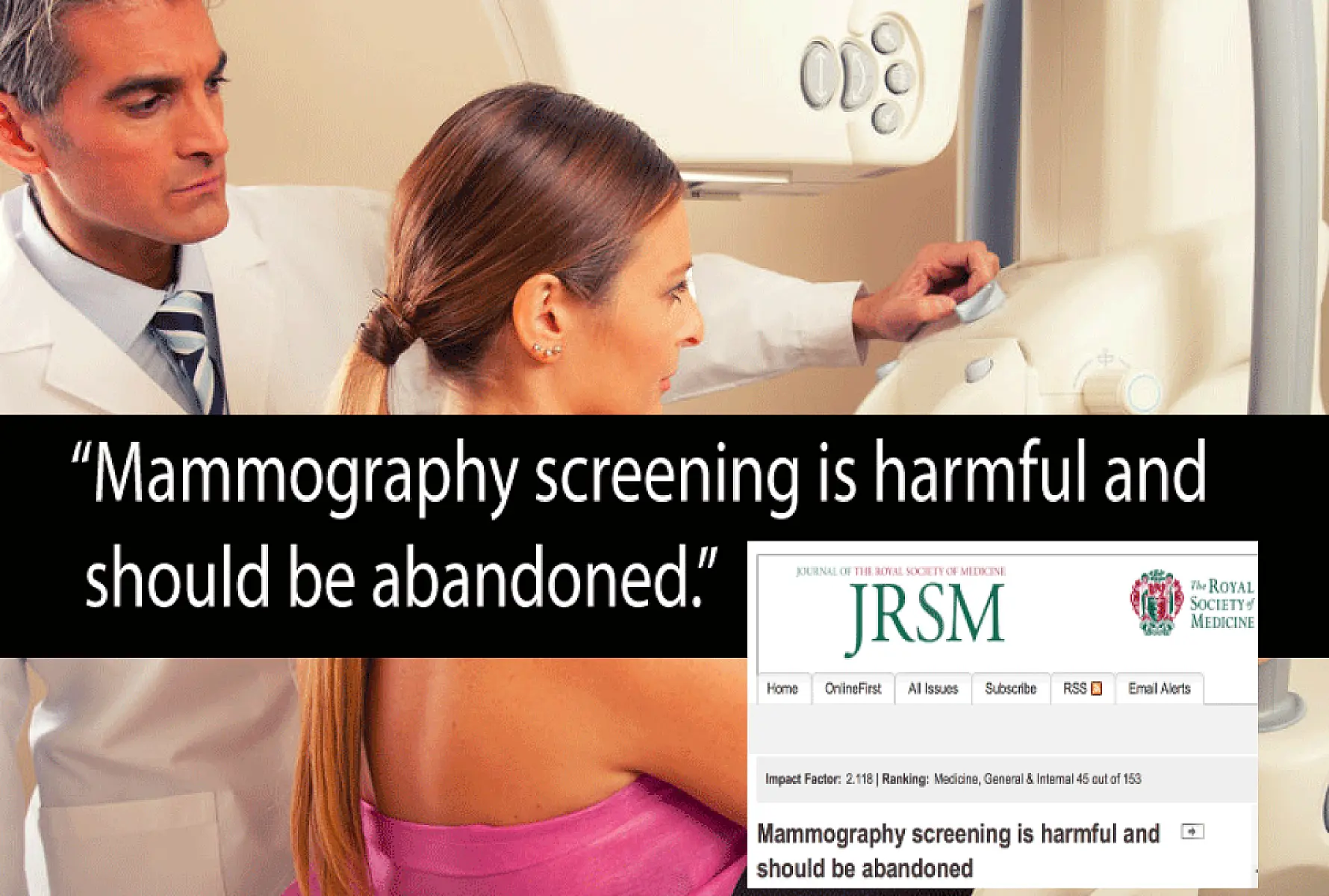 Mammography Is Harmful & Should Be Abandoned, Review Concludes