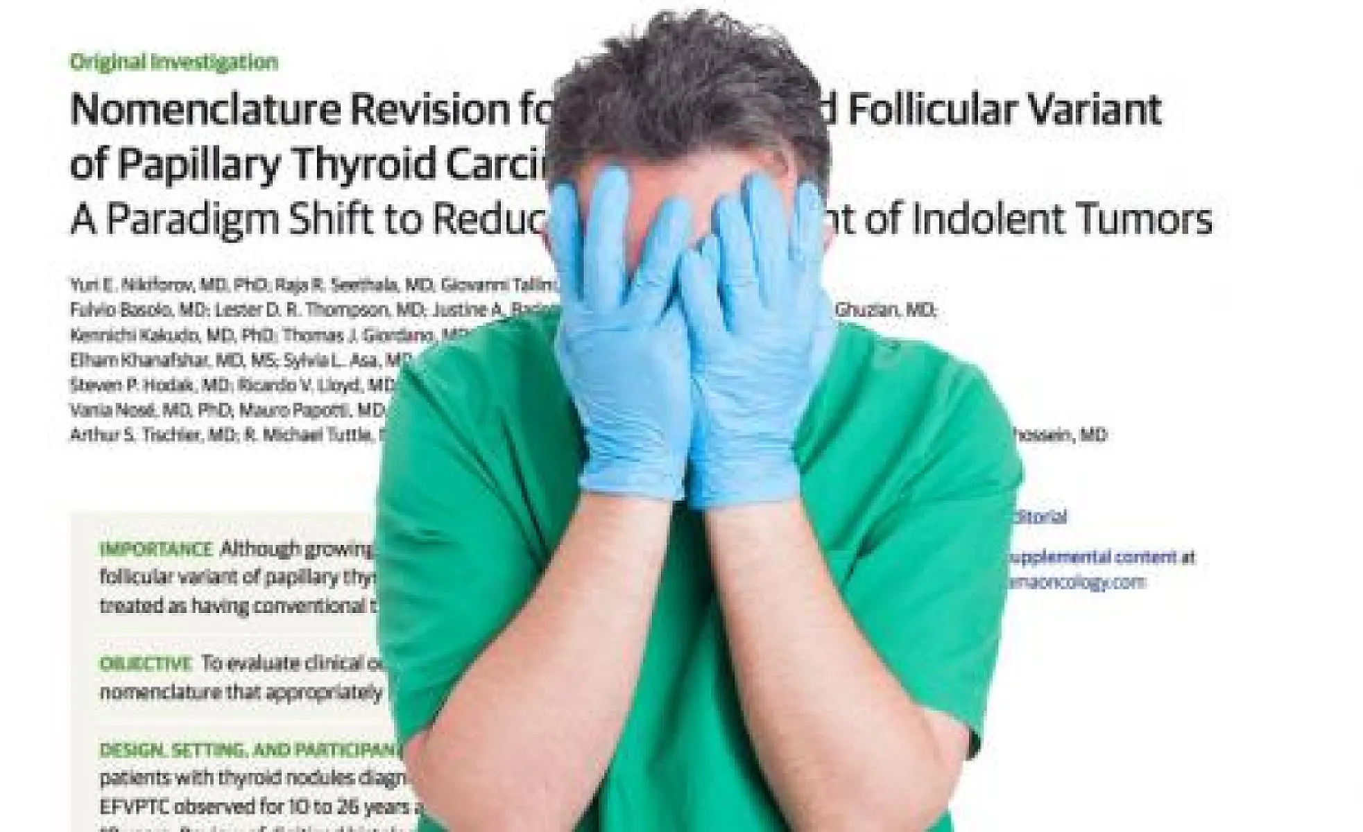 'Oops... It Wasn't Cancer After All,' Admits The National Cancer Institute/JAMA