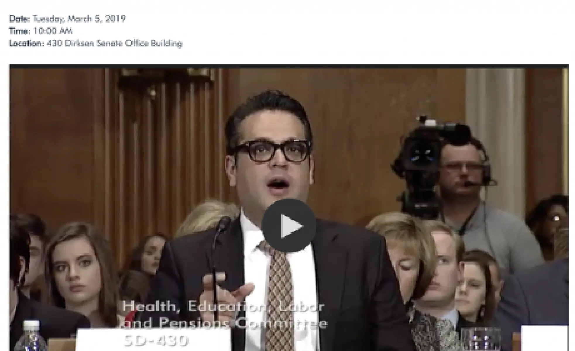 March 5th Congressional Hearing Makes It Clear that  All Dissenters Are Simply “Misinformed”: RAISE YOUR VOICE
