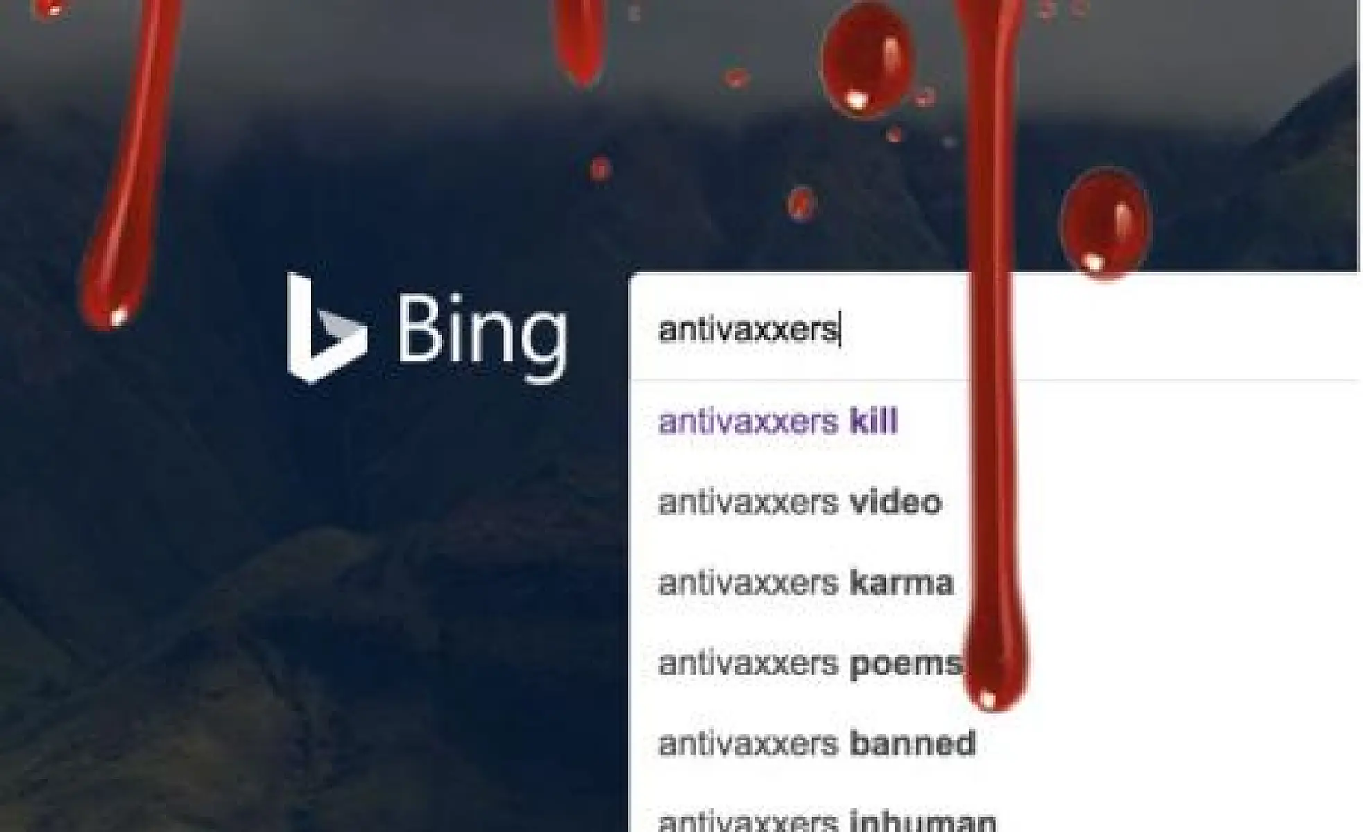 "Antivaxxers Are Killers" Programmed Into Microsoft's BING Autosuggest - Is this Hate Speech? 