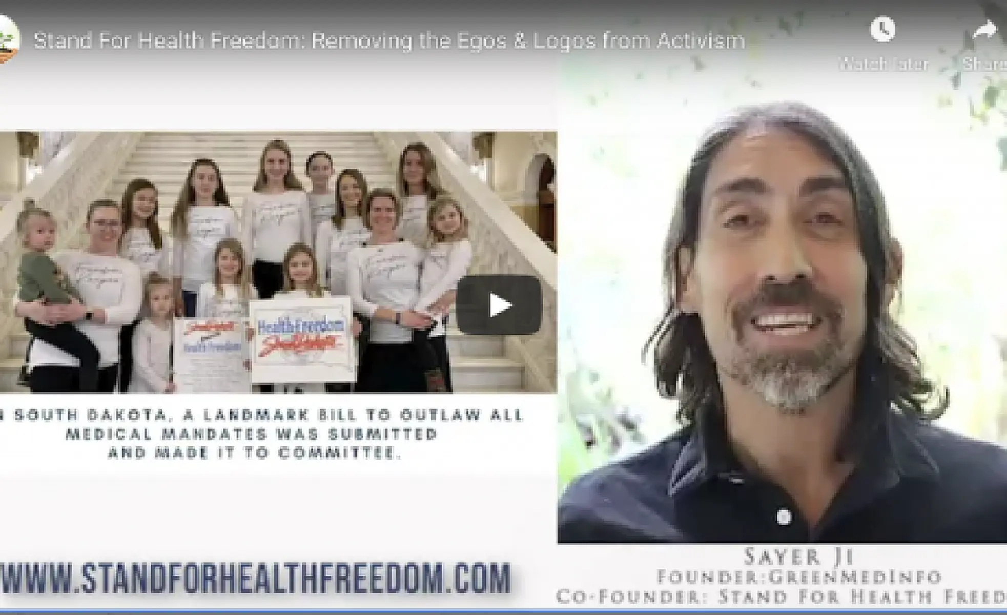 Will You Stand for Health Freedom? Sayer Ji's EMERGENCY CALL TO ACTION 