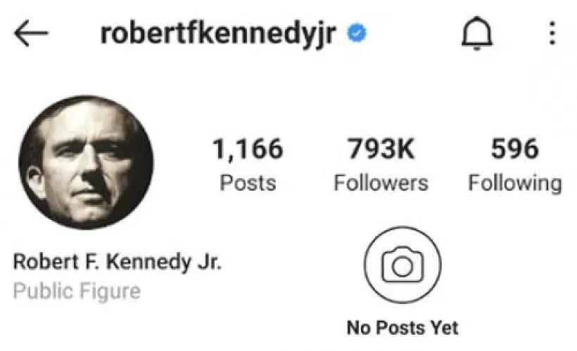 RFK, Jr. Responds to Instagram’s Removal of His Account