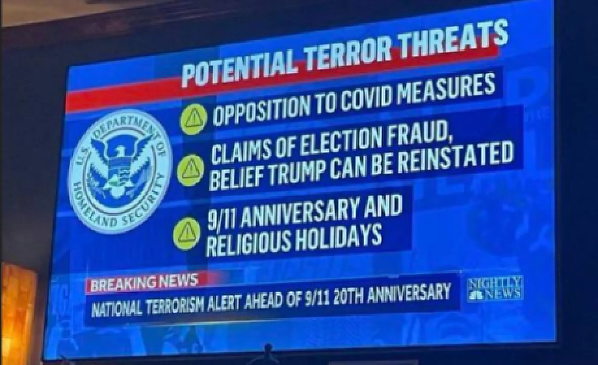 The 'Vaccine Hesitant' & 'Conspiracy Theorists' a Domestic Terrorism Threat - New Homeland Security Report Implies