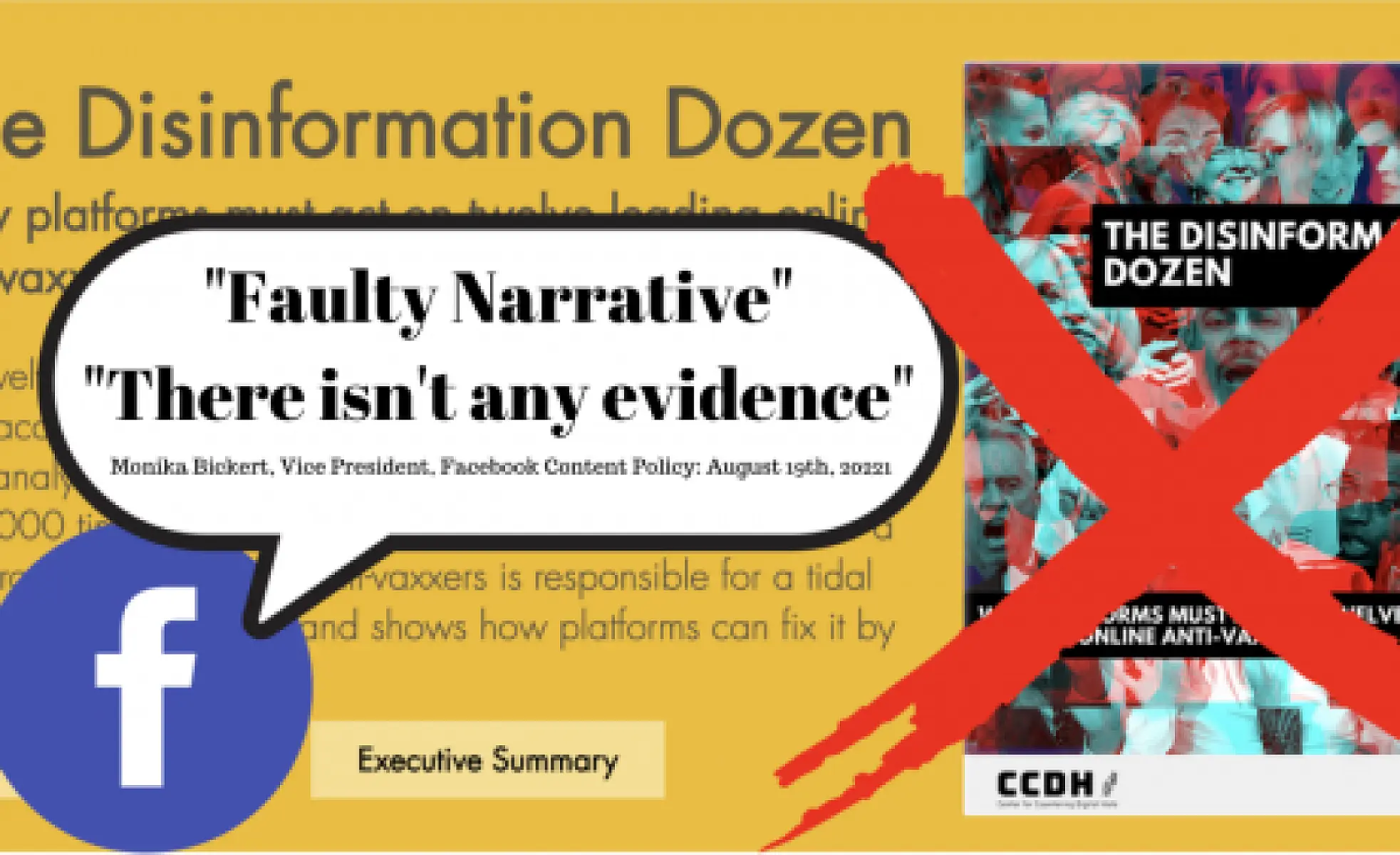 BREAKING: "Disinformation Dozen": A 'Faulty Narrative' With No Evidence, Says Facebook, Despite 16,000 News Headlines