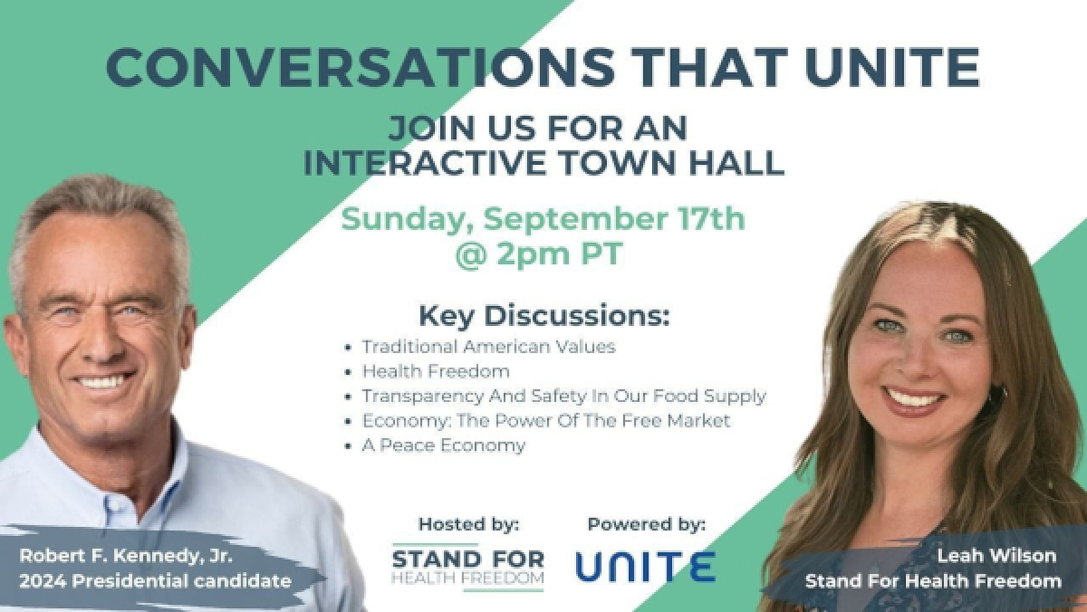 Stand for Health Freedom Hosts RFK in Interactive Online Town Hall