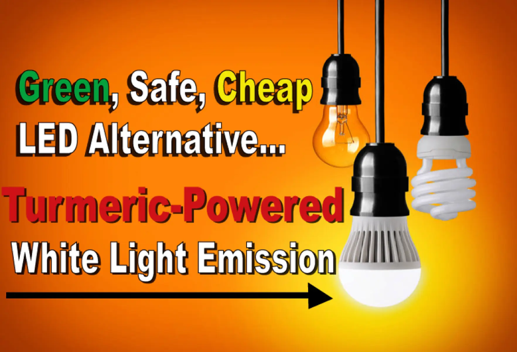 How Turmeric Will Light Up The Future - Literally!