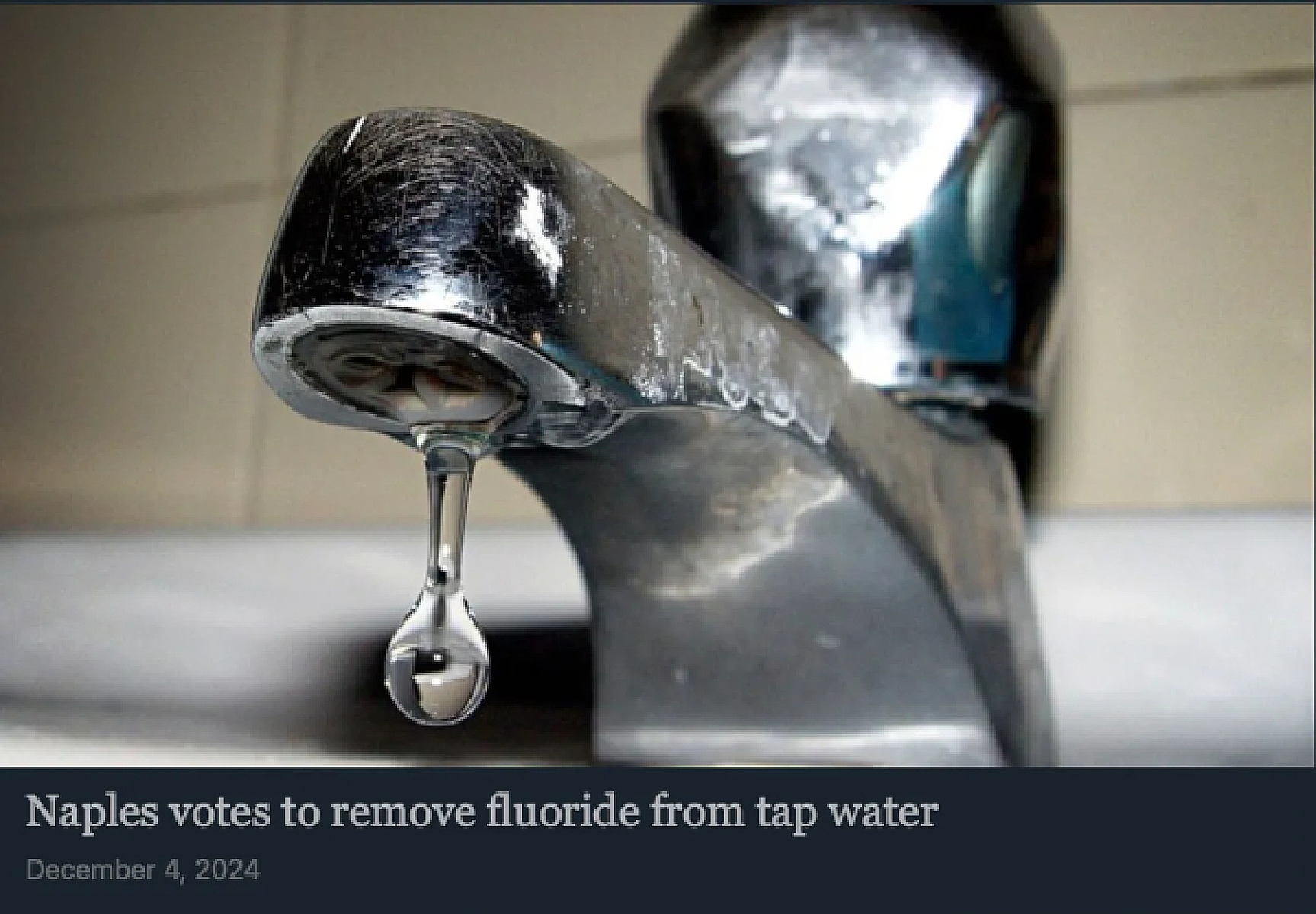 Fluoridation's Endgame: How Naples and RFK Jr. Are Turning the Tide