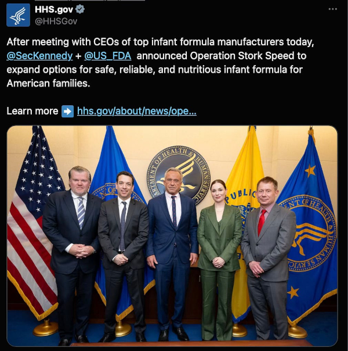 Breaking News: HHS/FDA Launches 'Operation Stork Speed' to Improve Infant Health--But Is It Enough?