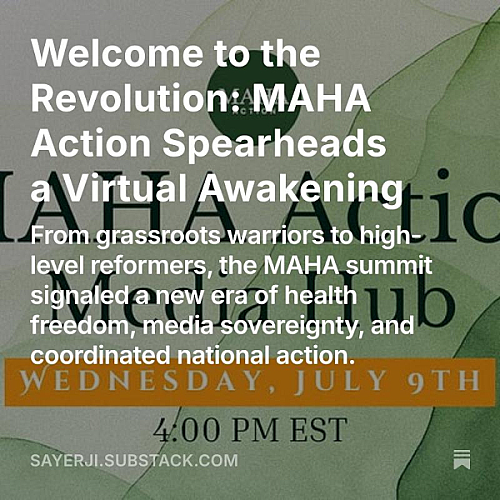 Welcome to the Revolution: MAHA Action Spearheads a Virtual Awakening