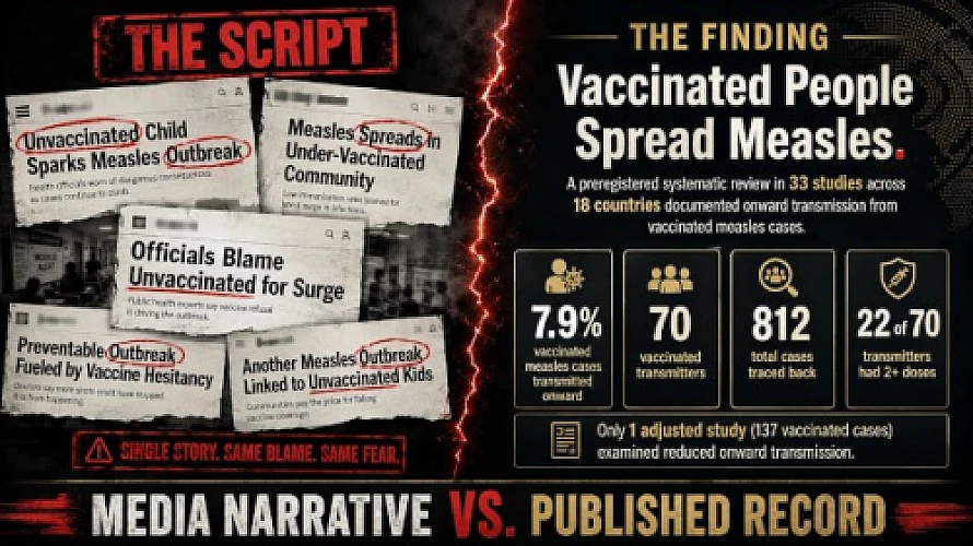 NEW: Vaccinated People Spread Measles. The CDC, the WHO, and Johns Hopkins Affiliated Study Just Said So
