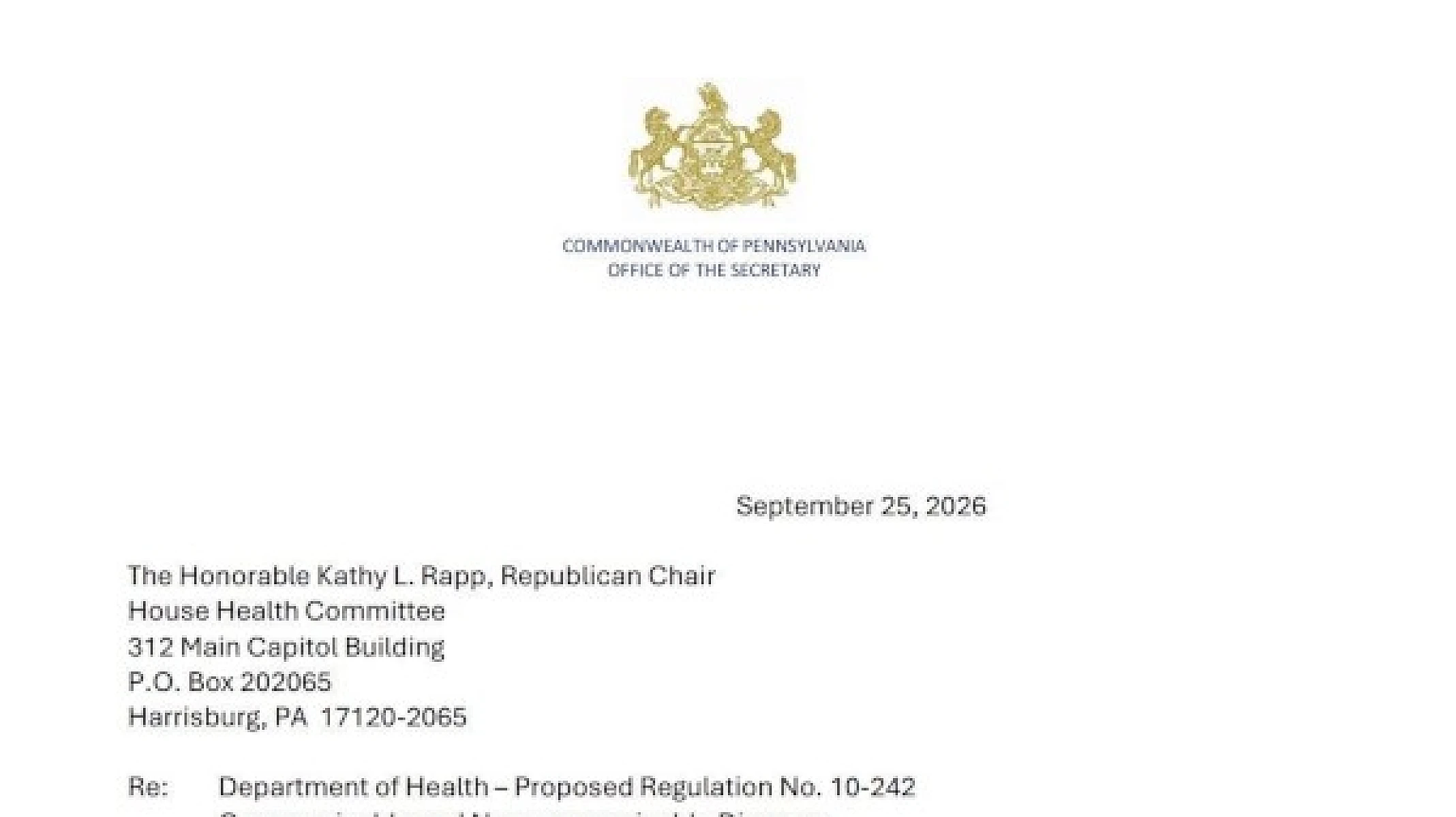 Pennsylvania’s Department of Health Has Backed Down. Your Voices Made a Difference.