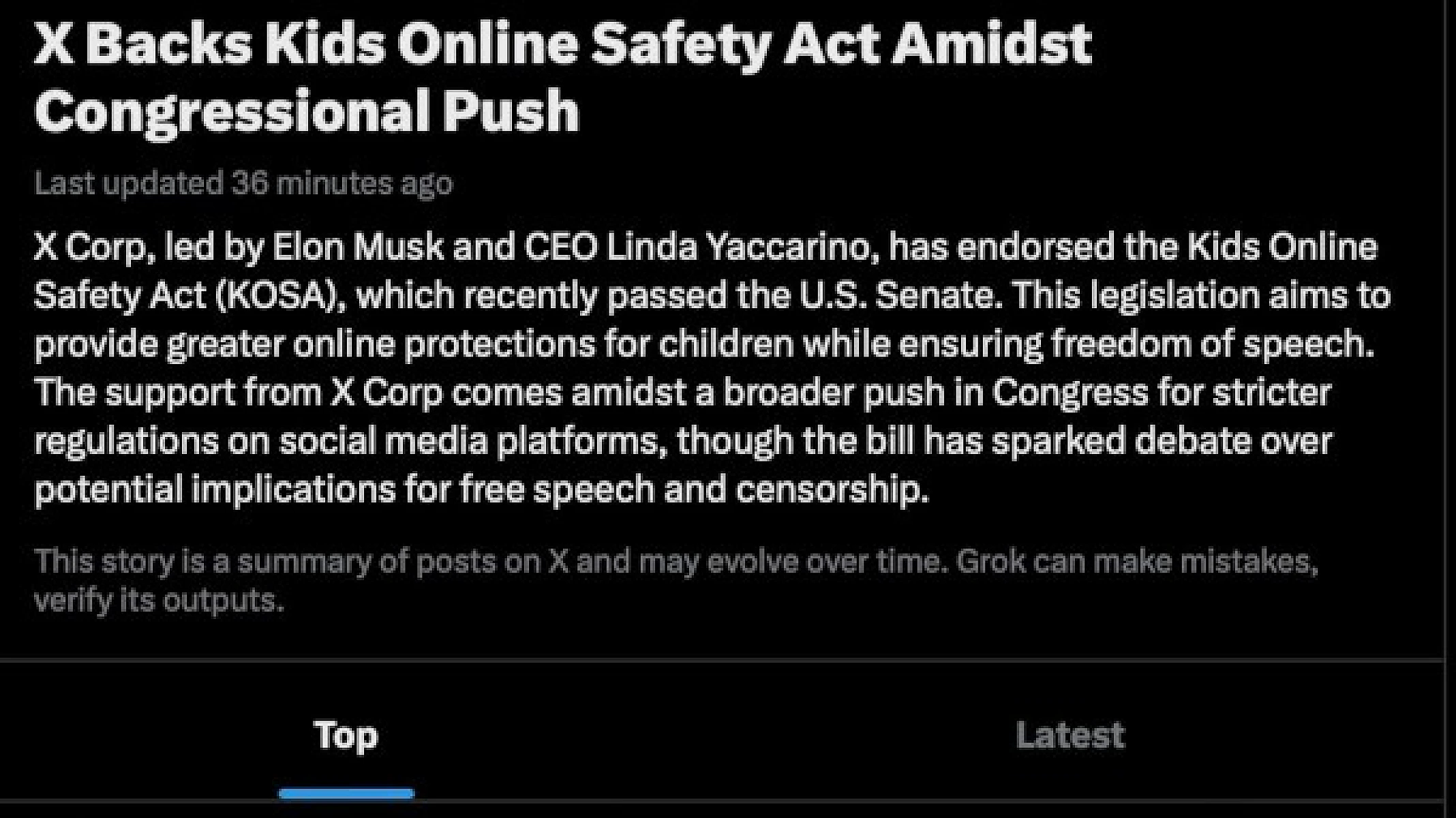 ALERT: Elon Musk Endorses CCDH-Backed KOSA (Kid's Online Safety Act)—Is He Unknowingly Aiding the Global Censorship Agenda?