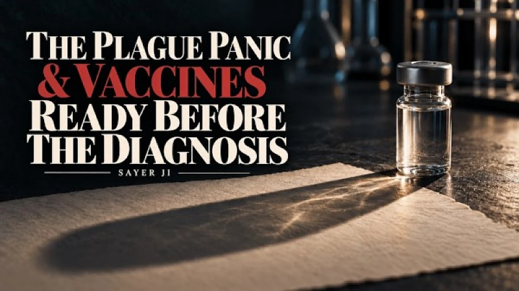 The Plague Panic & Vaccines Were Ready Before the Diagnosis