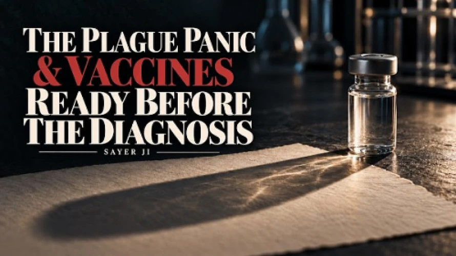 The Plague Panic & Vaccines Were Ready Before the Diagnosis