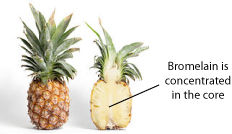 Bromelain in pineapple