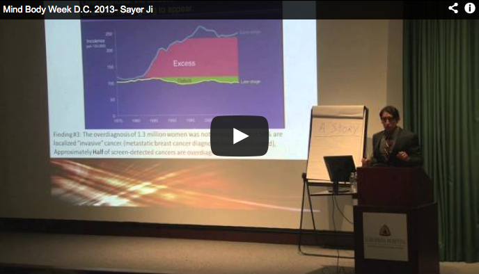 Sayer Ji, Mind Body Week D.C., Cancer Lecture
