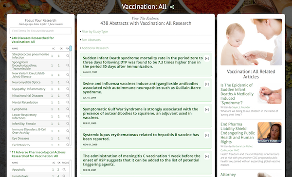 Vaccination Research Dashboard