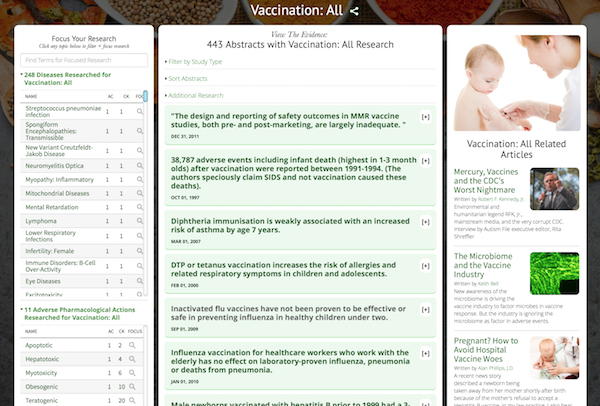Vaccination Research Dashboard