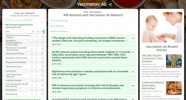 Vaccination Research Dashboard