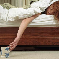 In bed with the flu