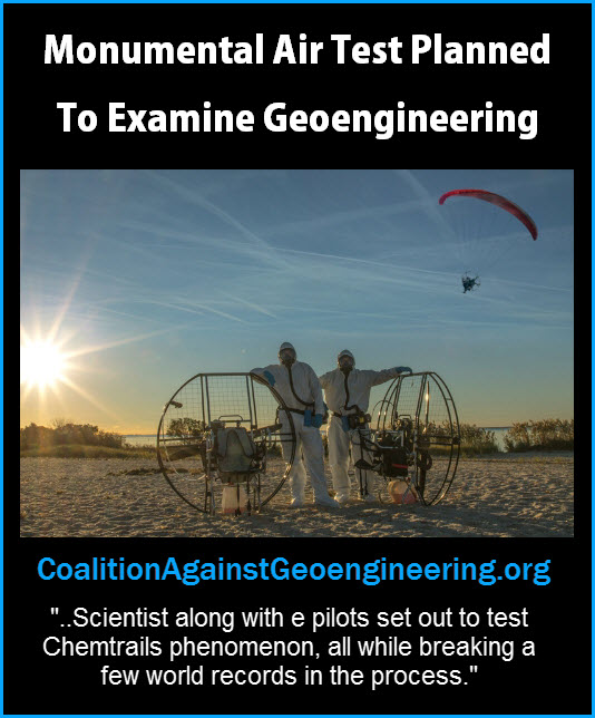 First Ever Collection of Chemtrail Samples: 2 Para-Gliders to Fly Through Chemtrails ...