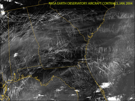 Aircraft Contrails Southeast