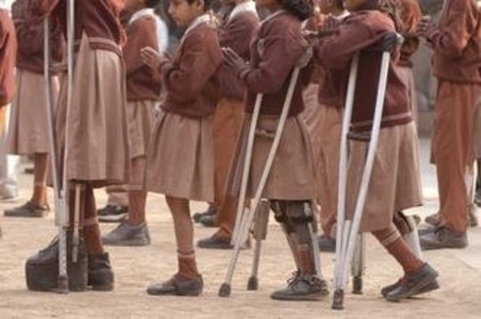 Polio Paralysis Children